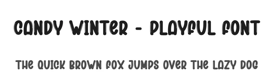 Candy Winter – Playful Font by creativeletter — Display Font