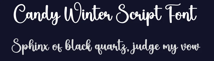 Candy Winter Script Font by Kecimpring — Script Handwritten Font — thumbnail 2