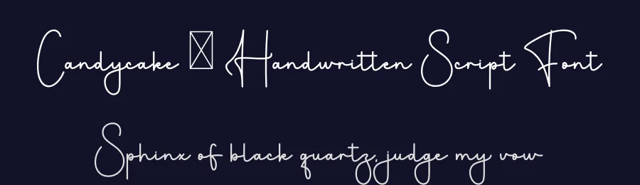 Candycake – Handwritten Script Font by freshtypeink — Script Handwritten Font — thumbnail 2