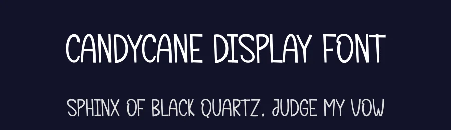 Candycane Display Font by creativeletter — Display Font — thumbnail 2