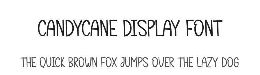 Candycane Display Font by creativeletter — Display Font