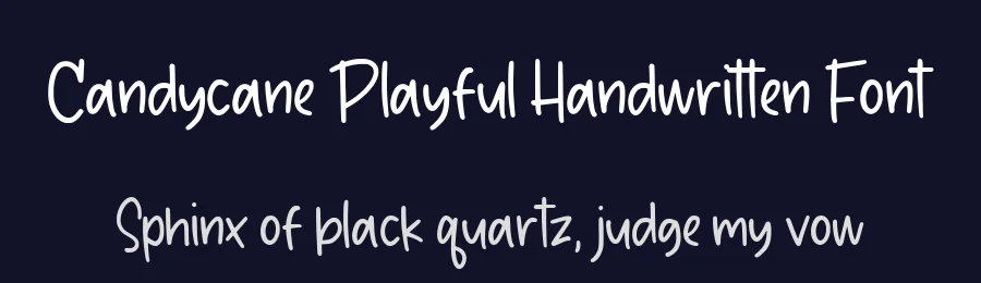 Candycane Playful Handwritten Font by balpirick — Script Handwritten Font — thumbnail 2