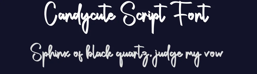 Candycute Script Font by creativeletter — Script Handwritten Font — thumbnail 2