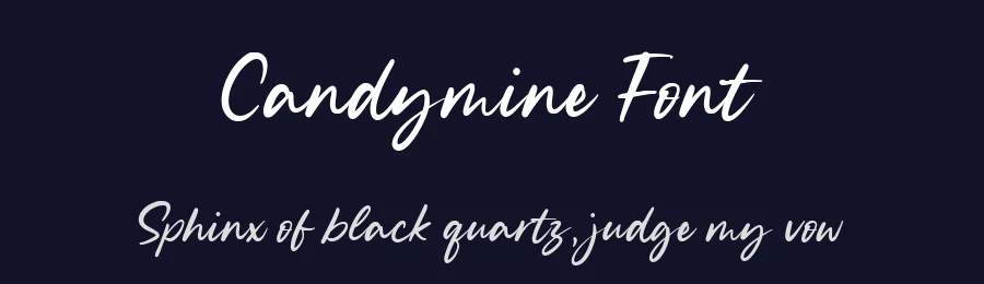 Candymine Font by metafontsy — Script Handwritten Font — thumbnail 2