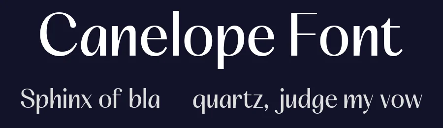 Canelope Font by Second Son Radiance — Sans Serif Font — thumbnail 2