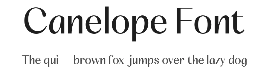 Canelope Font by Second Son Radiance — Sans Serif Font