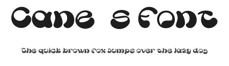 Caneβs Font by Flawless And Co β Display Font