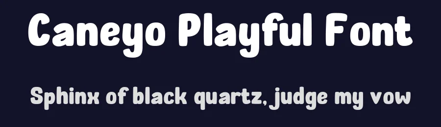 Caneyo Playful Font by Littlehand — Display Font — thumbnail 2