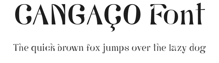 CANGAΓO Font by Lucas Magdaleni β Display Font
