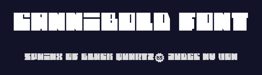 Cannibold Font by wasabib studio — Display Font — thumbnail 2