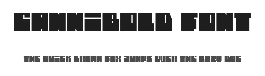 Cannibold Font by wasabib studio — Display Font