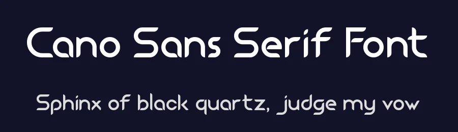 Cano Sans Serif Font by Sandylukee — Sans Serif Font — thumbnail 2