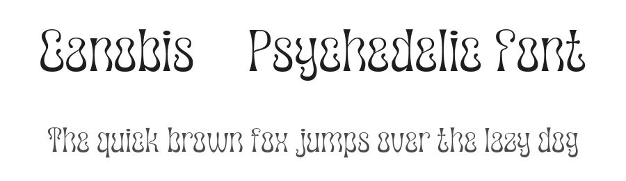 Canobis – Psychedelic Font by craftsupplyco — Display Font
