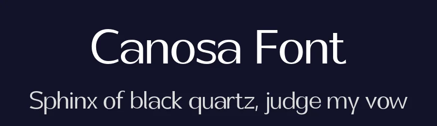 Canosa Font by Propertype — Sans Serif Font — thumbnail 2