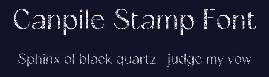 Canpile Stamp Font by craftsupplyco — Sans Serif Font — thumbnail 2