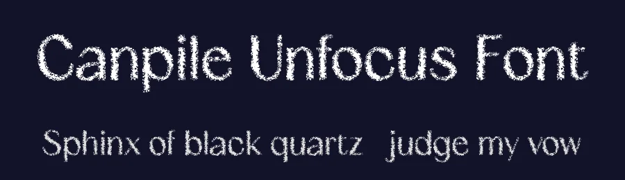 Canpile Unfocus Font by craftsupplyco — Display Font — thumbnail 2