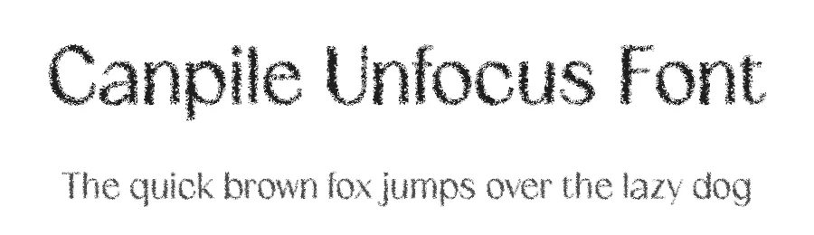 Canpile Unfocus Font by craftsupplyco — Display Font