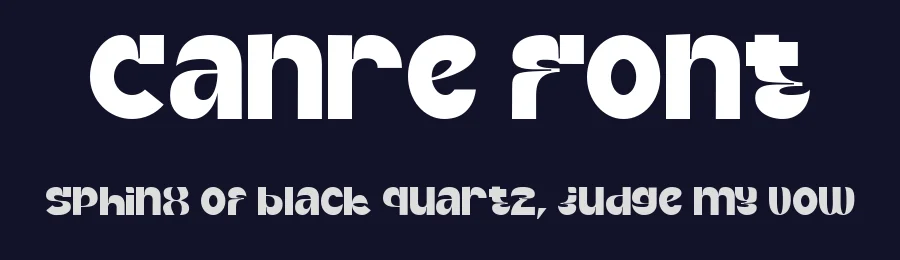 Canre Font by Muksal Creative — Display Font — thumbnail 2