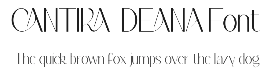 Cantika Deana Font by nihstudio — Display Font