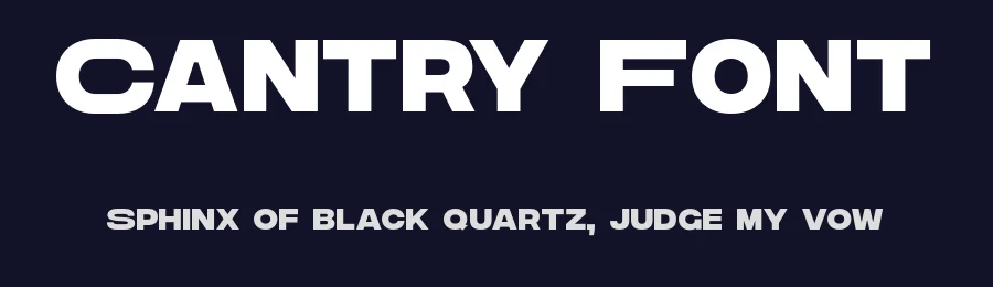 Cantry Font by Vroz Studio — Display Font — thumbnail 2