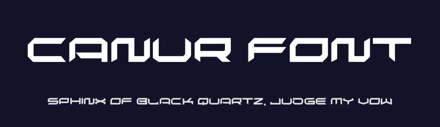 Canur Font by hayoyuka8 — Display Font — thumbnail 2