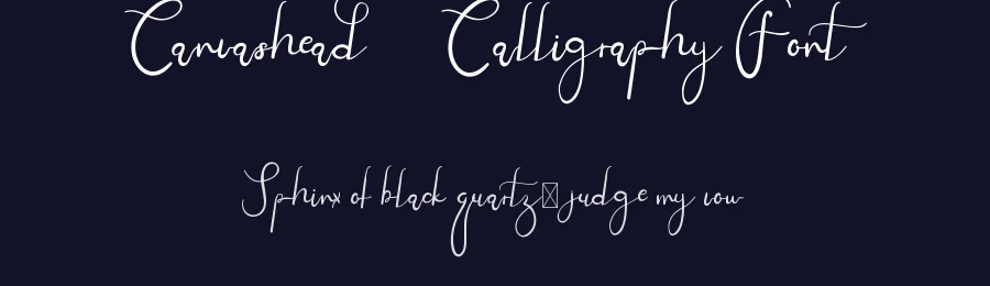 Canvashead Calligraphy Font by edricstudio — Script Handwritten Font — thumbnail 2
