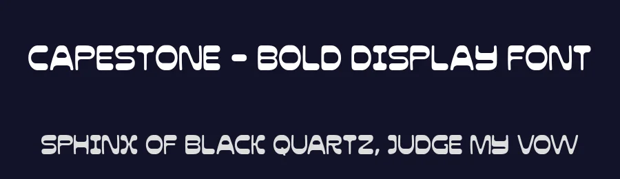 Capestone – Bold Display Font by Linecreative — Decorative Font — thumbnail 2