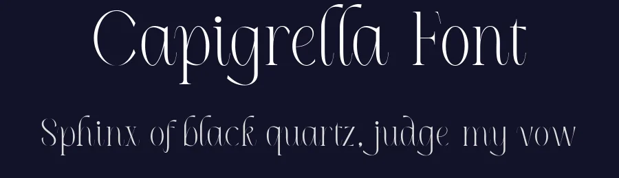Capigrella Font by TypeClassHeroes — Serif Font — thumbnail 2