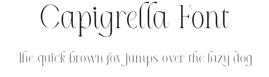 Capigrella Font by TypeClassHeroes — Serif Font