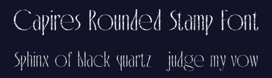 Capires Rounded Stamp Font by craftsupplyco — Sans Serif Font — thumbnail 2