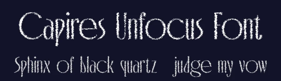 Capires Unfocus Font by craftsupplyco — Display Font — thumbnail 2