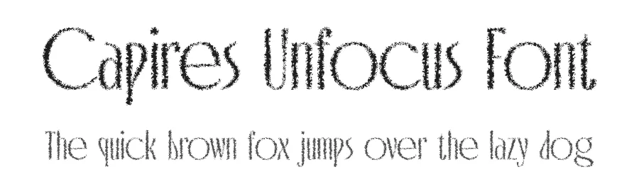 Capires Unfocus Font by craftsupplyco — Display Font