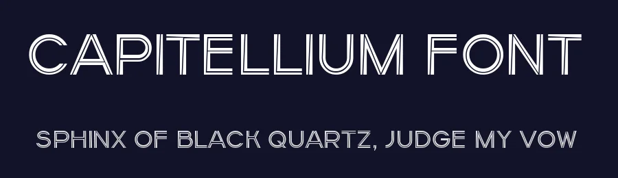 Capitellium Font by Dimitri Antonov — Sans Serif Font — thumbnail 2