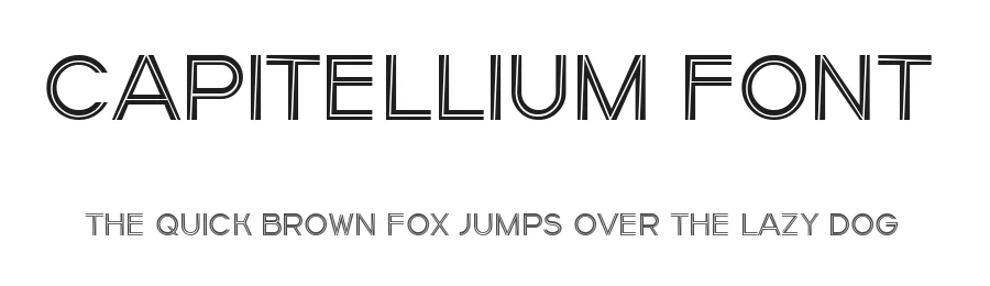 Capitellium Font by Dimitri Antonov — Sans Serif Font