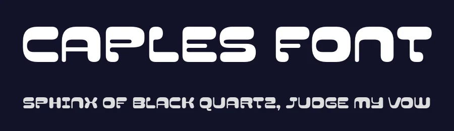 Caples Font by Drizy — Display Font — thumbnail 2
