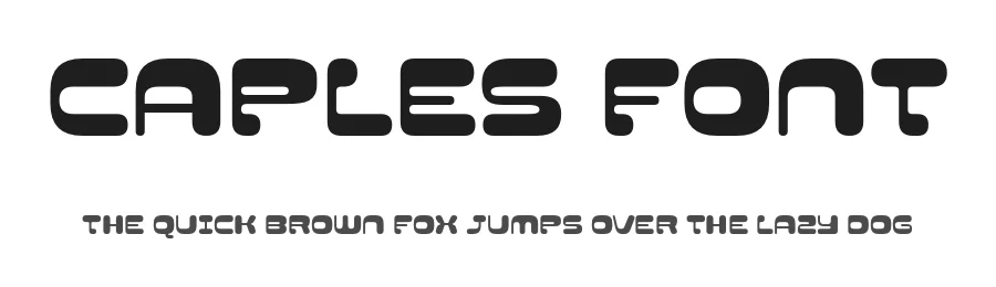 Caples Font by Drizy — Display Font