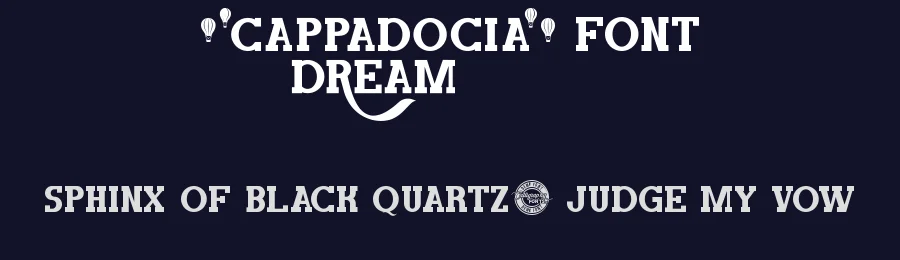 Cappadocia Dream Font by CalligraphyFonts.net — Display Font — thumbnail 2