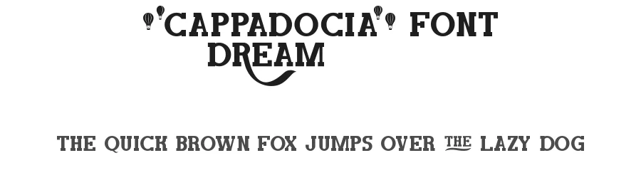 Cappadocia Dream Font by CalligraphyFonts.net — Display Font