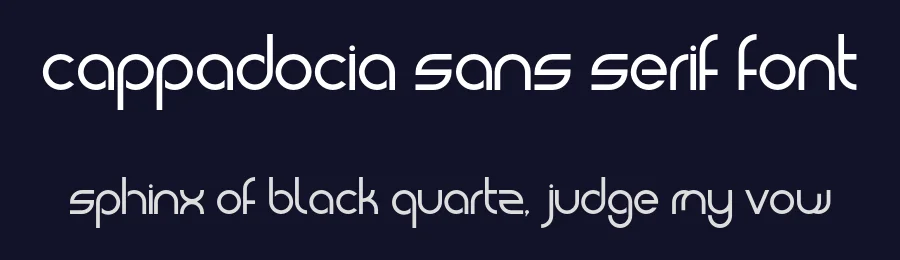 Cappadocia Sans Serif Font by Mehmet Baytur — Sans Serif Font — thumbnail 2