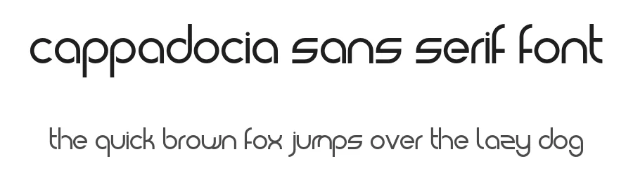 Cappadocia Sans Serif Font by Mehmet Baytur โ Sans Serif Font