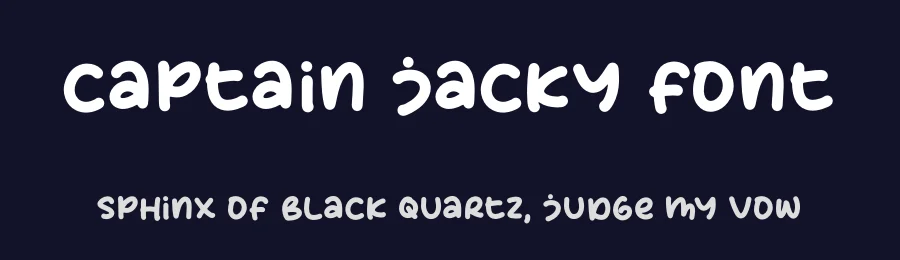 Captain Jacky Font by perspectype — Script Handwritten Font — thumbnail 2