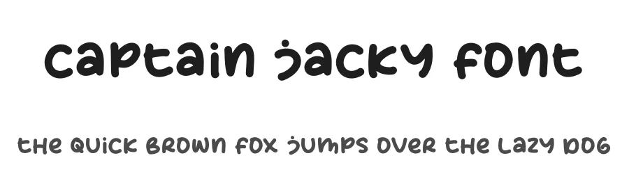 Captain Jacky Font by perspectype — Script Handwritten Font