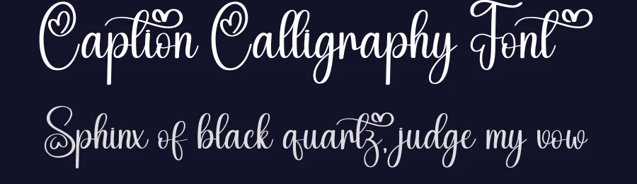 Caption Calligraphy Font by creativeletter — Script Handwritten Font — thumbnail 2