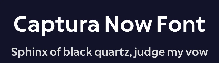 Captura Now Font by Anita Jürgeleit — Sans Serif Font — thumbnail 2