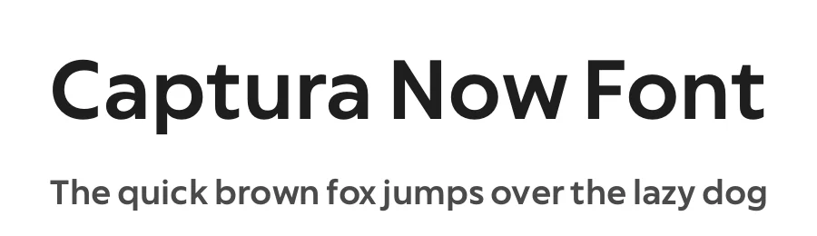 Captura Now Font by Anita Jürgeleit — Sans Serif Font