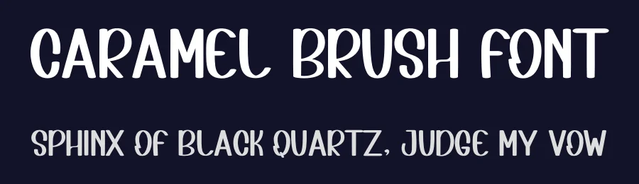 Caramel Brush Font by inermediaSTUDIO — Display Font — thumbnail 2