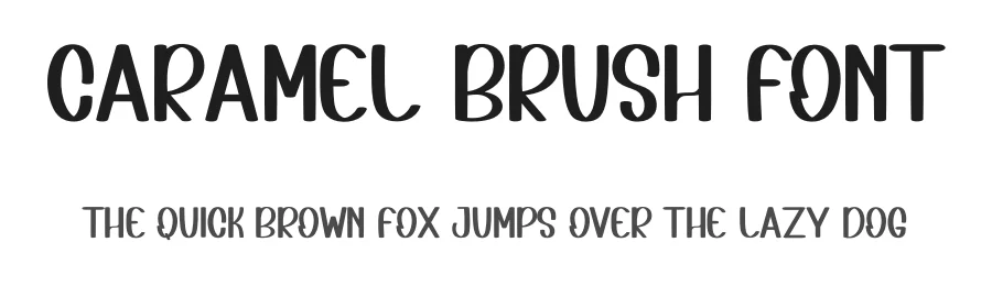 Caramel Brush Font by inermediaSTUDIO — Display Font