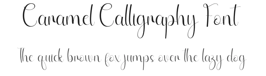 Caramel Calligraphy Font by andikastudio — Script Handwritten Font