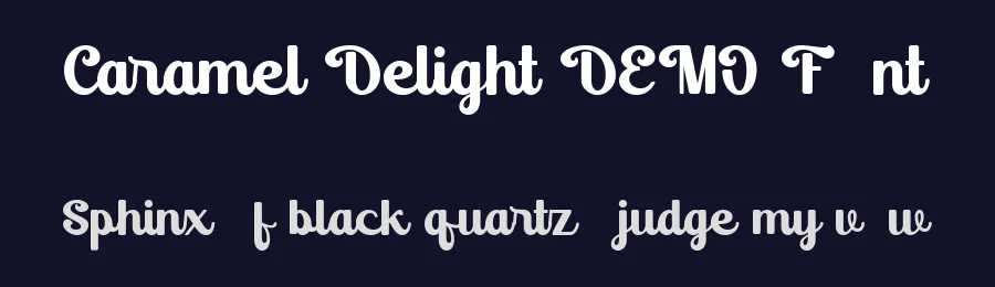 Caramel Delight DEMO Font by Fontliner — Display Font — thumbnail 2