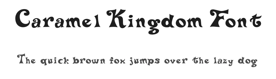 Caramel Kingdom Font by HipFonts — Display Font